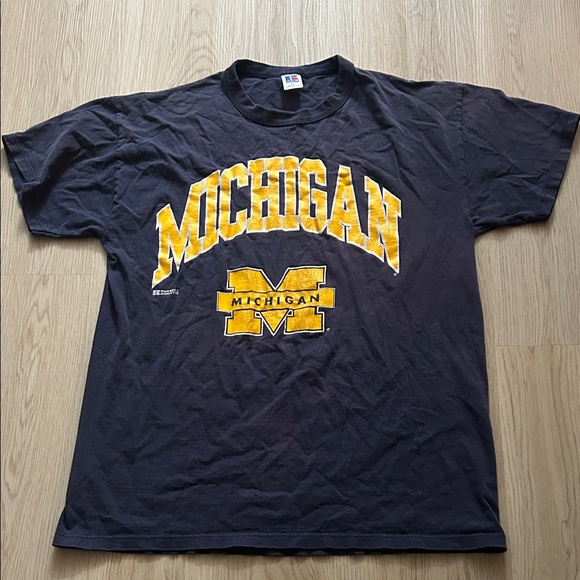 Russell Athletic Other - Vintage Russell University of Michigan Navy T-Shirt Large